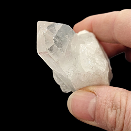 Kryształ Górski - Monokryształ na Kwarcu -  6 cm, 77g.