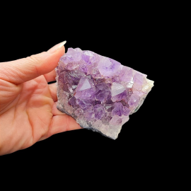 Ametyst - Szczotka Kryształów 355g - 9x6x5 cm