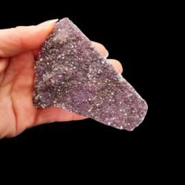 Ametyst Turecki - Szczotka Drobnych Kryształów 150g - 9x6x2 cm