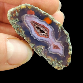 Agat - Płoczki Górne Wyjątkowy Wzór - 5 x 2 cm - 27g