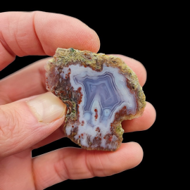 Agat - Płoczki Górne Niezwykły Wzór - 4,5 x 4,5 cm - 37g.