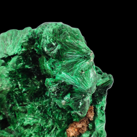 Malachit Włóknisty - Okaz 220g. 10,5x5x5 cm