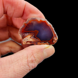 Hipnotyzujący Agat - Płoczki Górne 4 x 2,7cm - 27g