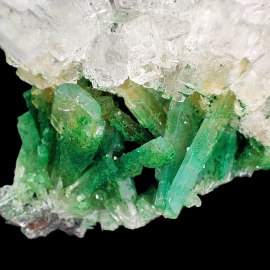 Halit na Kryształach Gipsu, Polska - 207g. 10x7cm