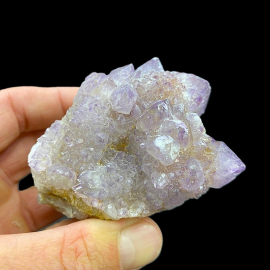 Ametyst Kaktusowy - Szczotka Kryształów 267g - 8x6,5x5 cm