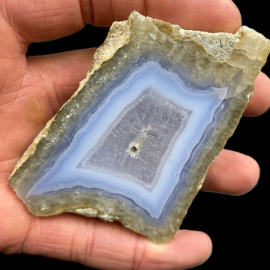 Agat z Malawi Niebieski - 8,5 x 5cm, 126g