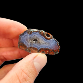 Agat z Geodą - Płoczki Górne 4 x 2cm - 17g