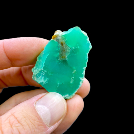 Chryzopraz Szmaragdowy Szlifowany - Szklary 22g. 4,3x3,2cm