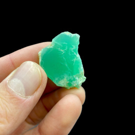 Chryzopraz Szmaragdowy Szlifowany - Szklary 10g. 3,2x2,3cm
