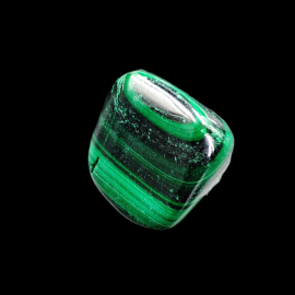 Malachit Szlifowany Otoczak - Piękny Wzór 23g, 2,5 x 2,5 x 1,5 cm