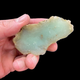 Chryzopraz Miętowy Szlifowany - Szklary 47g. 7,5 x 4 x 1,5cm