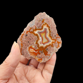 Agaty z Nowy Kościół - 121g, 8 x 7 cm