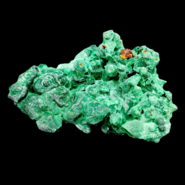 Malachit Włóknisty, Bulwiasty - Okaz 150g. 10 x 6 x 1,5 cm