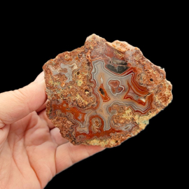 Agaty z Nowy Kościół - 269g, 9,5 x 8,5 cm