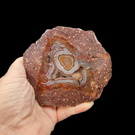 Agaty z Nowy Kościół - 475g, 11 x 10 cm