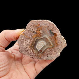 Agaty z Nowy Kościół - 206g, 8 x 7 cm