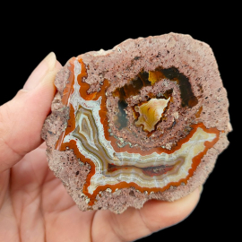 Agaty z Nowy Kościół - 133g, 7 x 6,5 cm