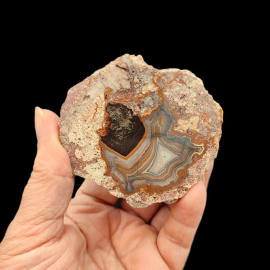 Agaty z Nowy Kościół - 157g, 7 x 6,5 cm