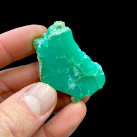 Chryzopraz Szmaragdowy Szlifowany - Szklary 29g. 4,5x3cm