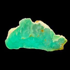 Chryzopraz Szmaragdowy Szlifowany - Szklary 32,5g. 6,5 x 3,4cm