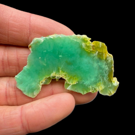 Chryzopraz Szmaragdowy Szlifowany - Szklary 14,5g. 5,5 x 3cm