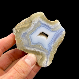 Agat z Malawi + Geoda Kwarcowa - 7,5 x 7cm, 130g