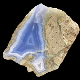 Agat z Malawi Niebieski - 10 x 9cm, 675g