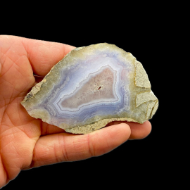 Agat z Malawi Niebieski - 8,5 x 5,5 cm, 43g