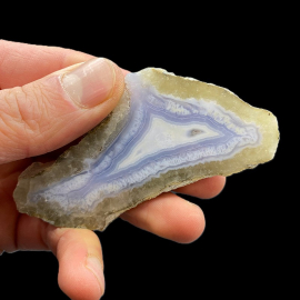 Agat z Malawi Niebieski - 9 x 4 cm, 45g