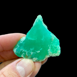 Chryzopraz Szmaragdowy Szlifowany - Szklary 36,5g. 4,5x 5cm