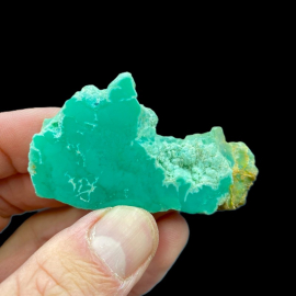 Chryzopraz Szmaragdowy Szlifowany - Szklary 30g. 6,4x 3,5cm