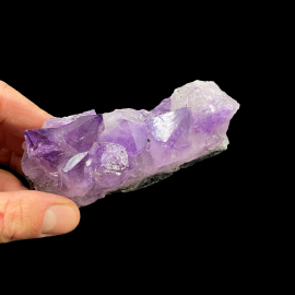 Ametyst - Szczotka Kryształów 345g - 11x2,5x5 cm