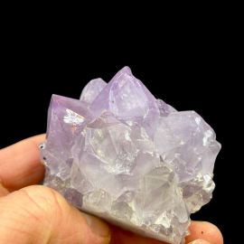 Szczotka Ametystowa - 210g - 7x5x5 cm