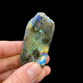 Labradoryt - Polerowana Płytka - Zgład 45g, 7 x 3,5cm