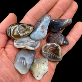 Agat z Bostawny - Otoczak Mix. - 1szt. 15g - 3 x 2cm