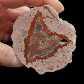 Agat - Nowy Kościół - 128g, 7x7 cm