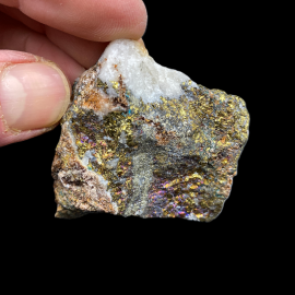 Chalkopiryt - Bryłka 78 gram 5x4,5x2cm