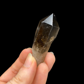 Kwarc Dymny - Morion - Pojedynczy Kryształ 6,5cm, 34g.