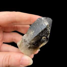 Kwarc Dymny - Morion - Pojedynczy Kryształ 5,5cm, 52g.