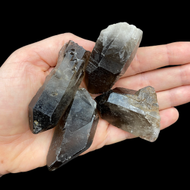 Kwarc Dymny - Pojedynczy Kryształ Mix. (5-6cm) 40g.