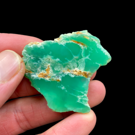 Chryzopraz Szmaragdowy Szlifowany - Szklary 20 g. 4,5x 4cm