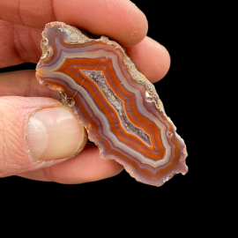 Agat z Malawi - 5 x 2,5 cm, 45g - Oryginalny Wzór