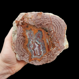 Agaty z Nowego Kościoła, 1088g. 14 x 13 cm