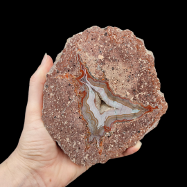 Agaty z Nowego Kościoła, 982g. 14 x 12 cm