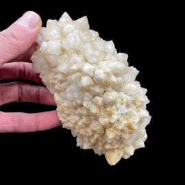 Kryształ Górski + Kwarc Mleczny z Polski - Szczotka Kryształów - 740g..