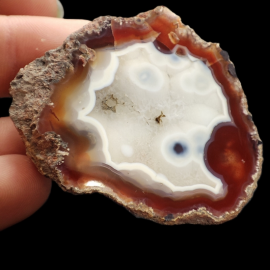 Agat z Malawi - 5 x 4cm, 32g - Mleczna Chmurka