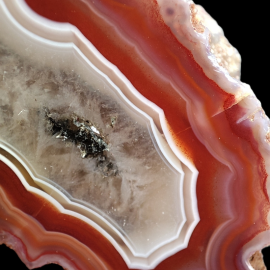 Agat z Malawi - 5 x 2,5cm, 37g - Wstęgowy Okaz
