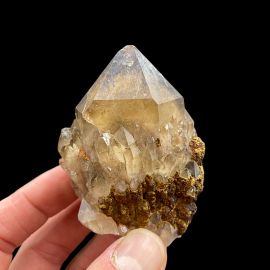 Cytryn Naturalny / Kwarc Dymny - Zrost Kryształów 220g. 7x5,5x4,5cm