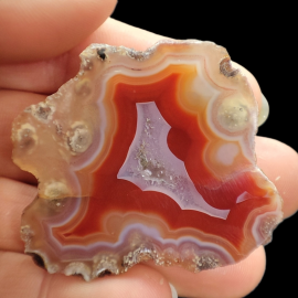 Agat z Malawi - 5 x 5cm, 27g - Oryginalny Wzór