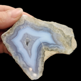 Agat z Malawi Niebieski - 9 x 6cm, 148g